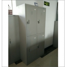 國產(chǎn)更衣柜 900*1850*400 鐵 厚0.7厚 灰白色 四門兩節(jié) 計(jì)價單位：組